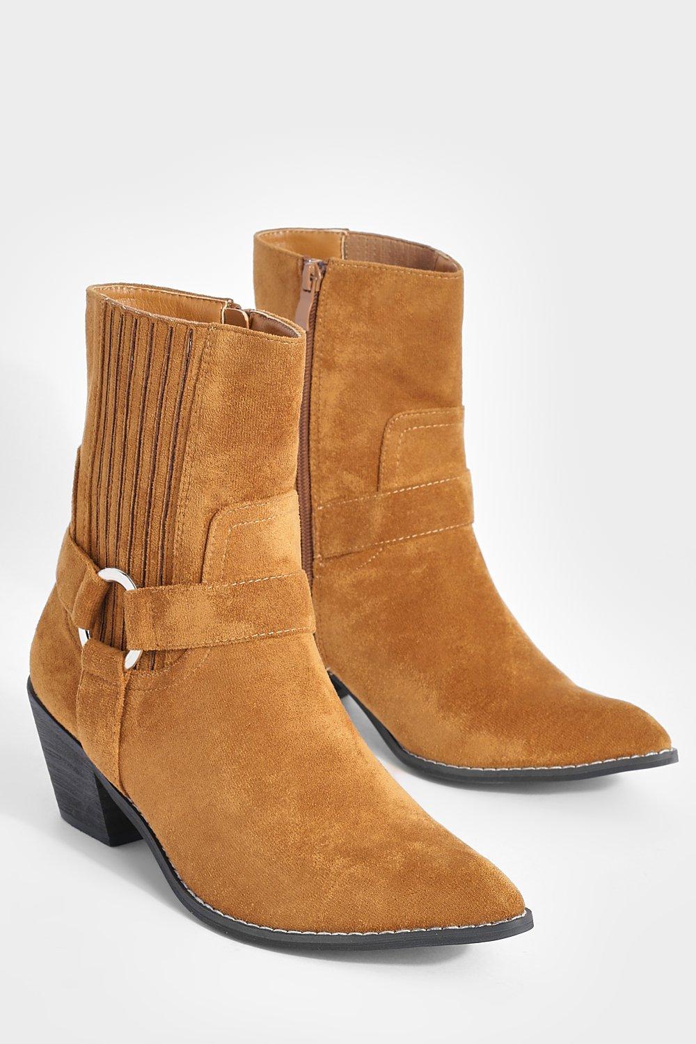 Boohoo hot sale tan boots